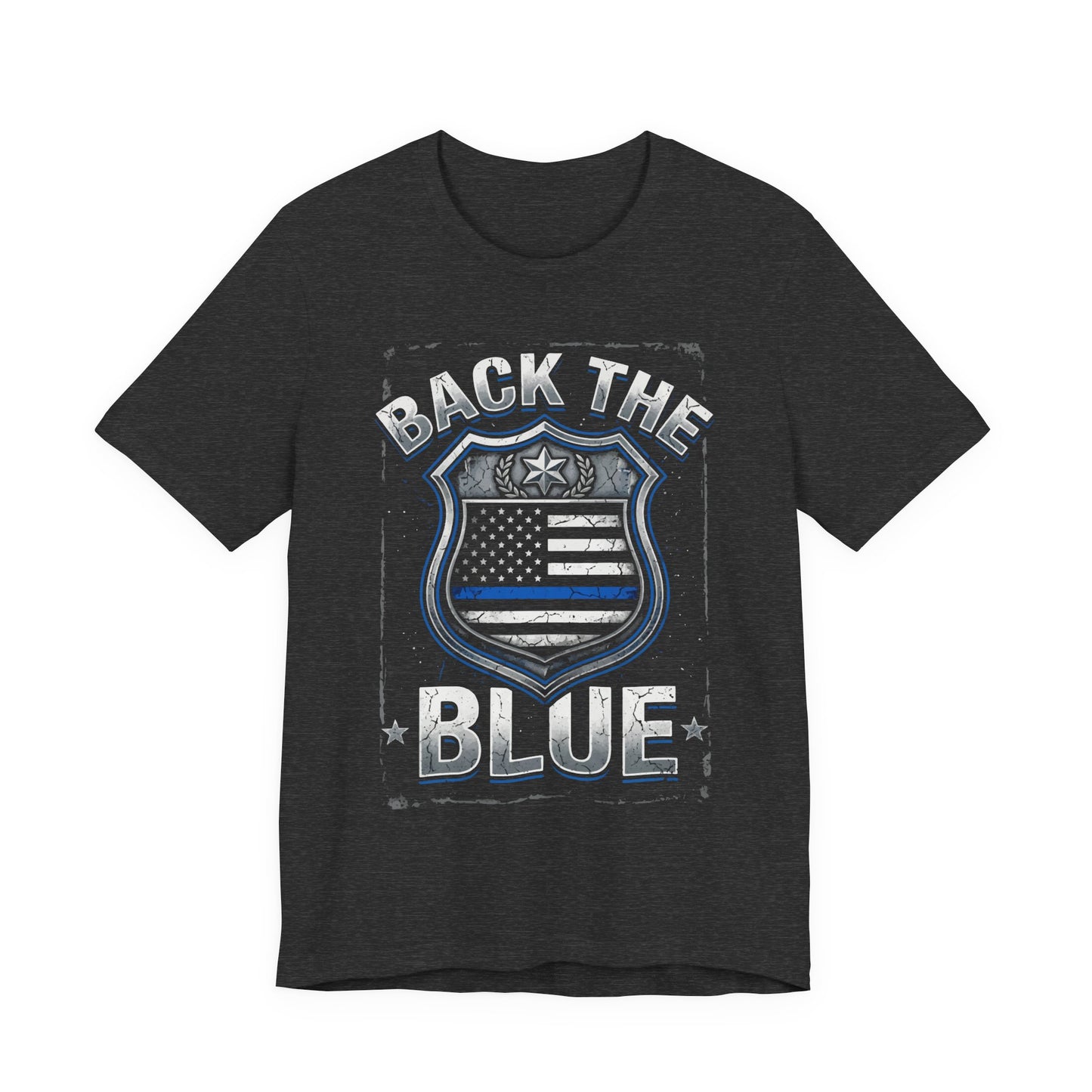 Back The Blue T-Shirt — Police Support Badge Tee