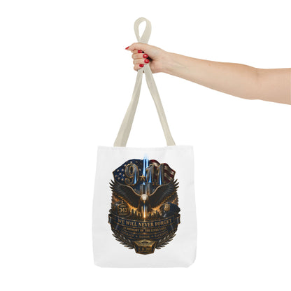 9/11 Memorial Eagle Tote Bag – Never Forget Tribute Tote