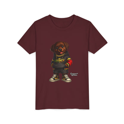 Youth Dog Tee — 'Legacy' Streetwear Puppy Graphic Shirt