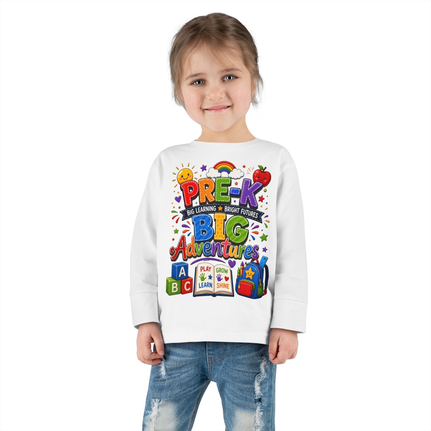 Pre-K Big Adventures Toddler Long Sleeve Tee