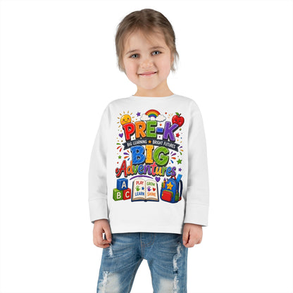 Pre-K Big Adventures Toddler Long Sleeve Tee