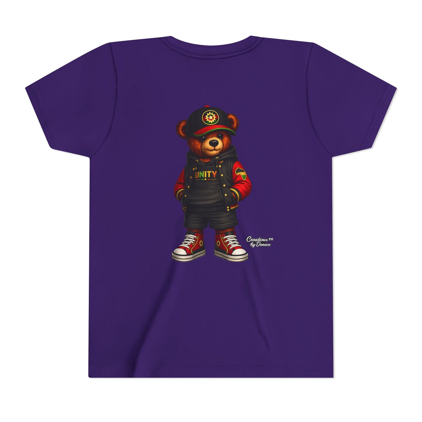 Youth Tee — 'Unity' Streetwear Teddy Bear Graphic Shirt