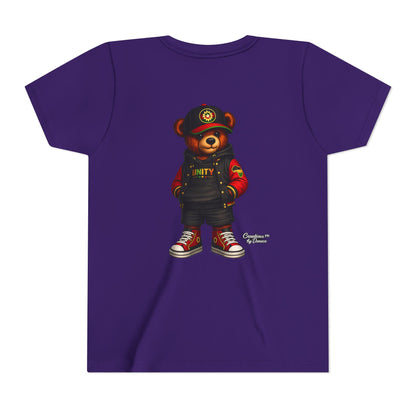 Youth Tee — 'Unity' Streetwear Teddy Bear Graphic Shirt