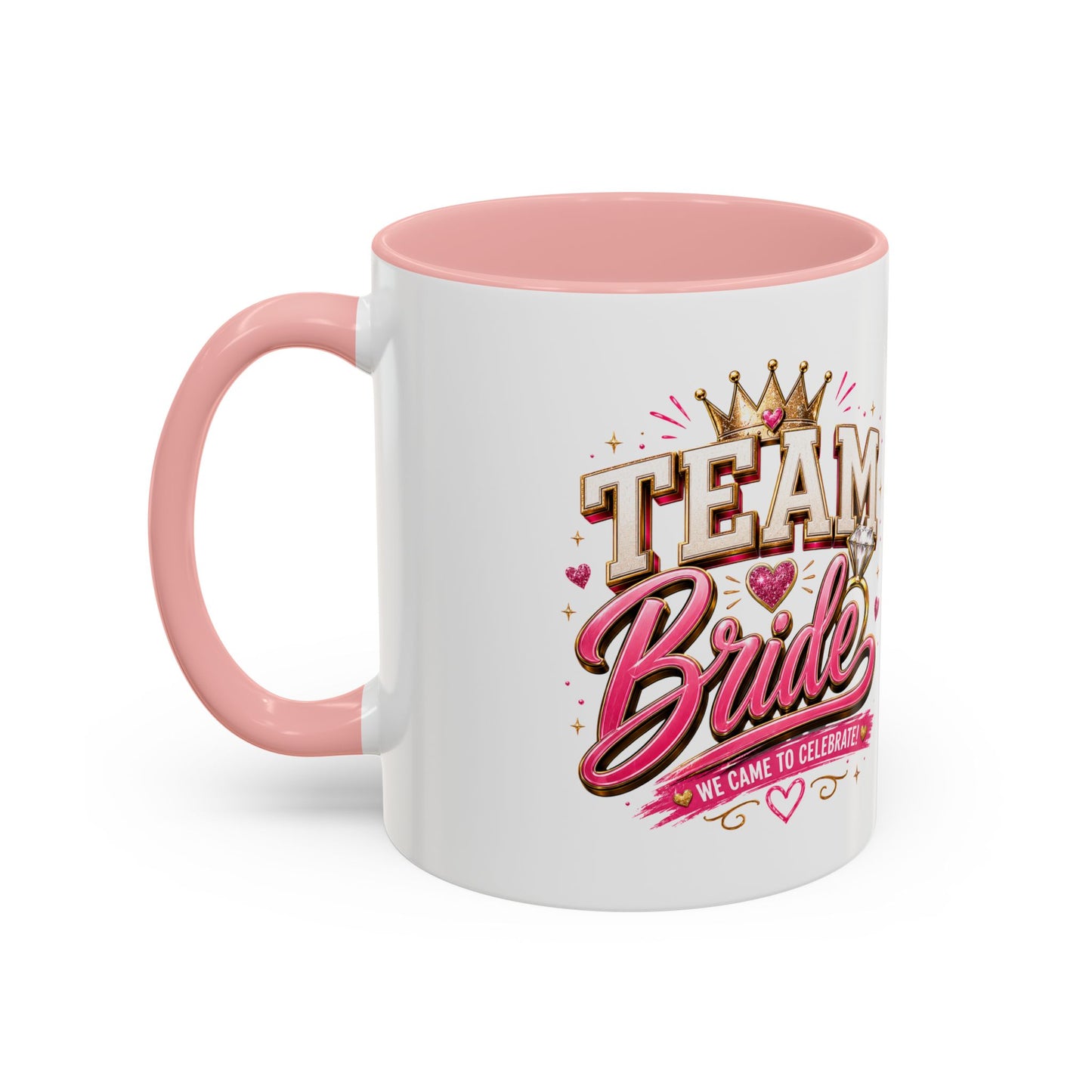 Team Bride Coffee Mug — 'Team Bride' Bachelorette Accent Mug (11/15oz)
