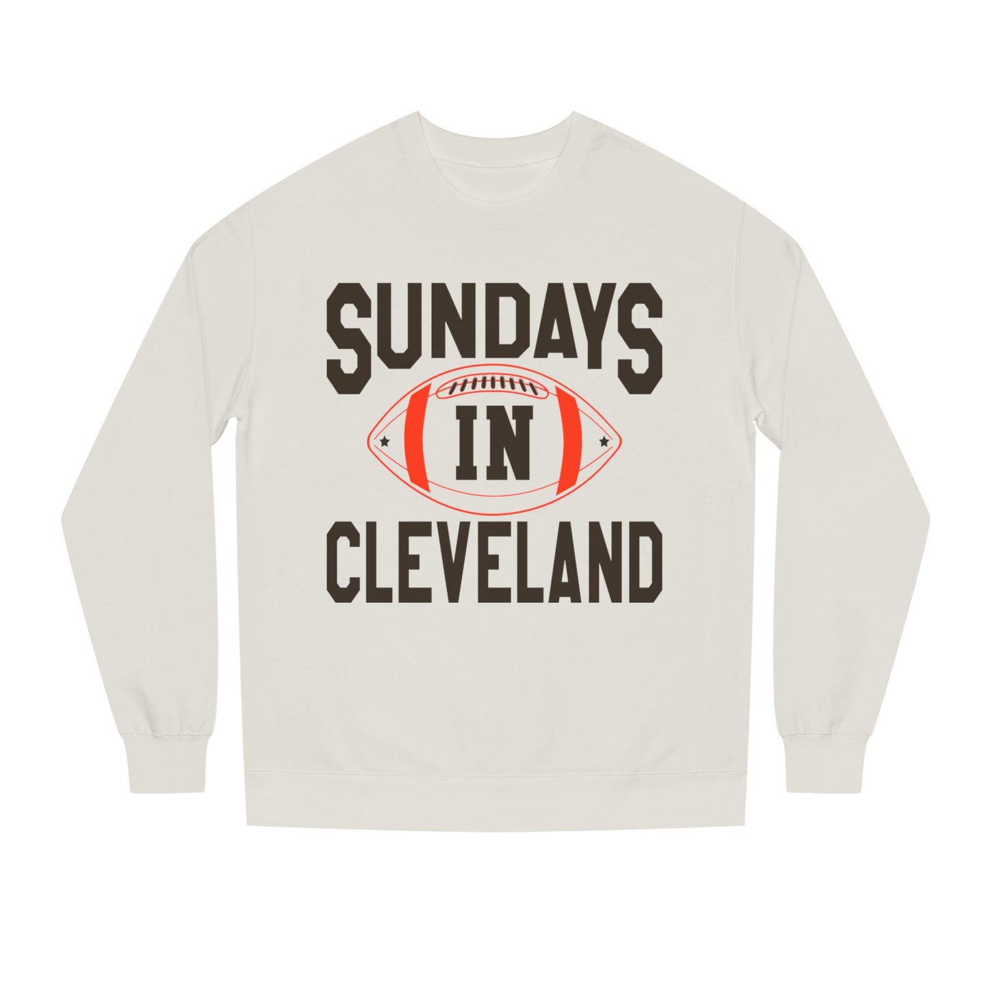 Sundays in Cleveland Football Sweatshirt