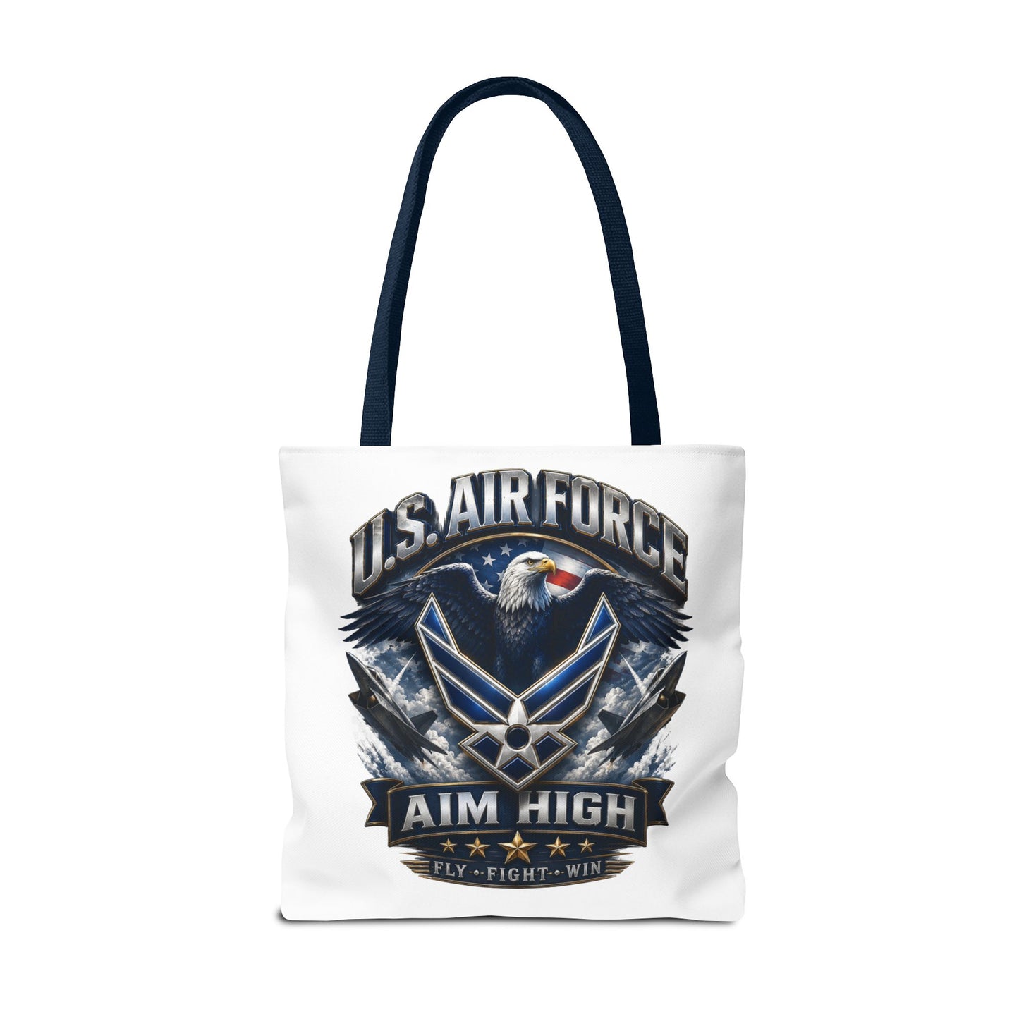 U.S. Air Force Aim High Tote Bag — Patriotic Eagle Military Tote
