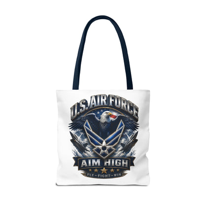 U.S. Air Force Aim High Tote Bag — Patriotic Eagle Military Tote
