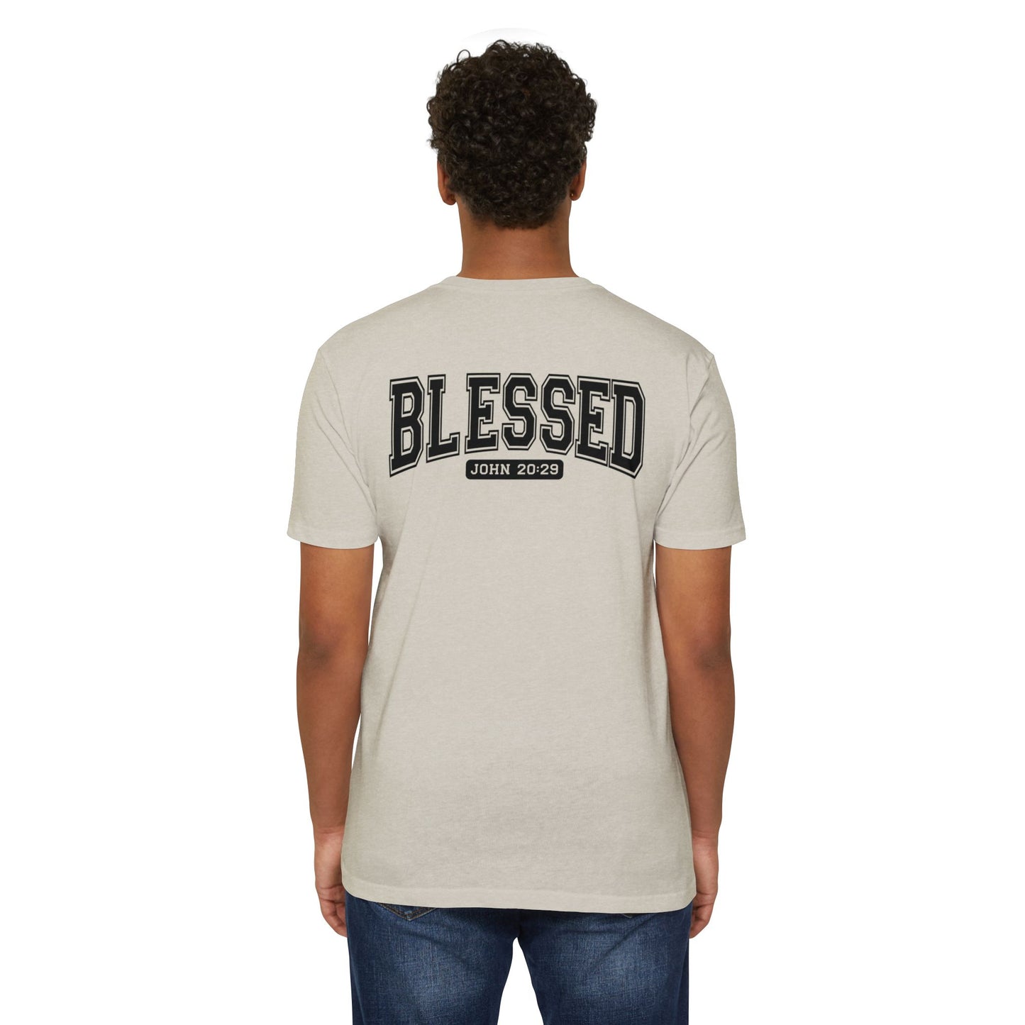 Blessed John 20:29 T-Shirt — Christian Faith Graphic Tee