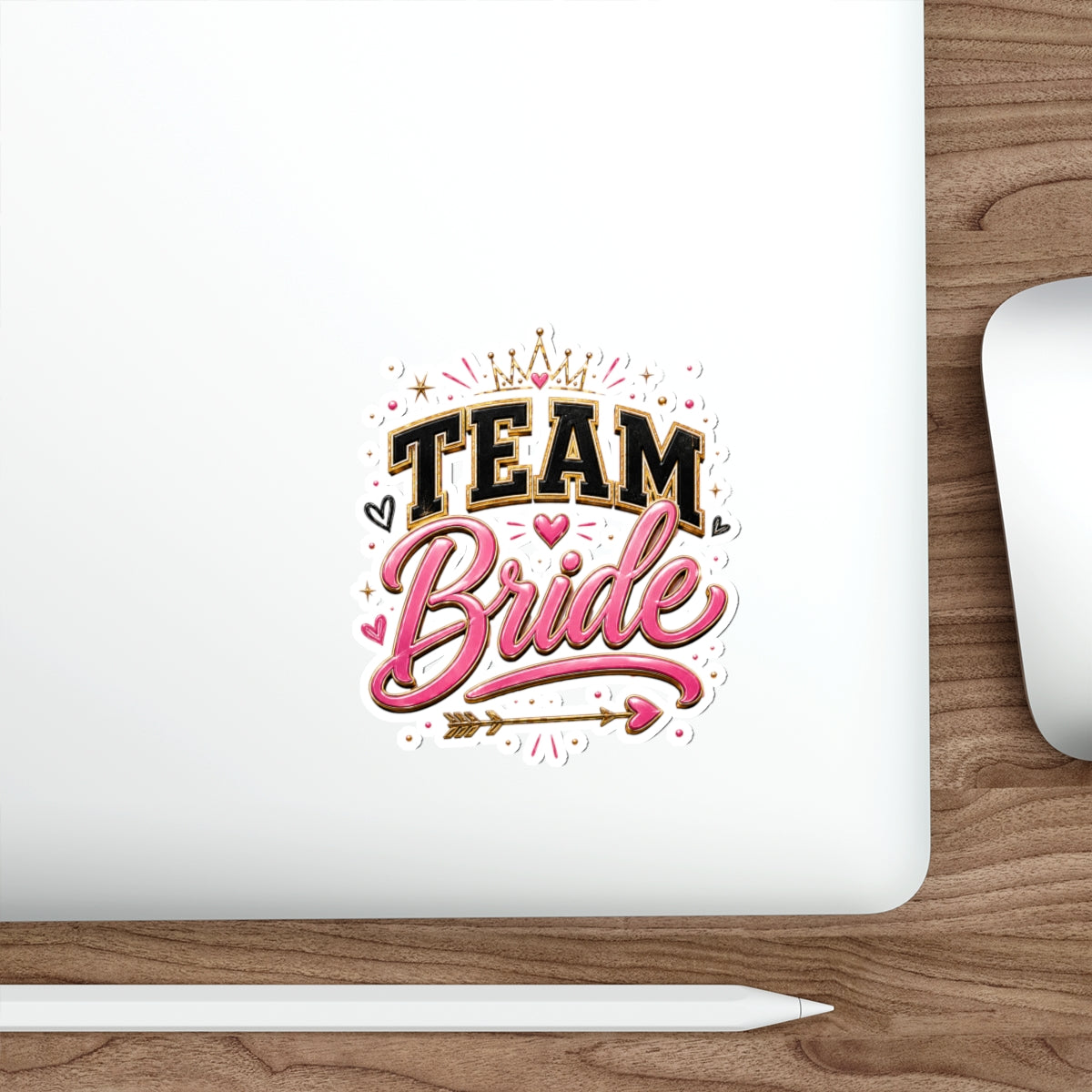Team Bride Die-Cut Sticker — Bachelorette Party Bridal Shower Favor