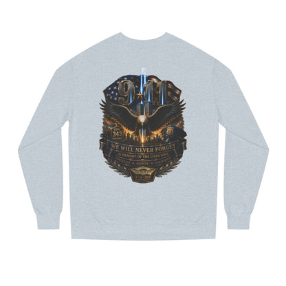 9/11 Memorial Sweatshirt — Never Forget Tribute Crewneck