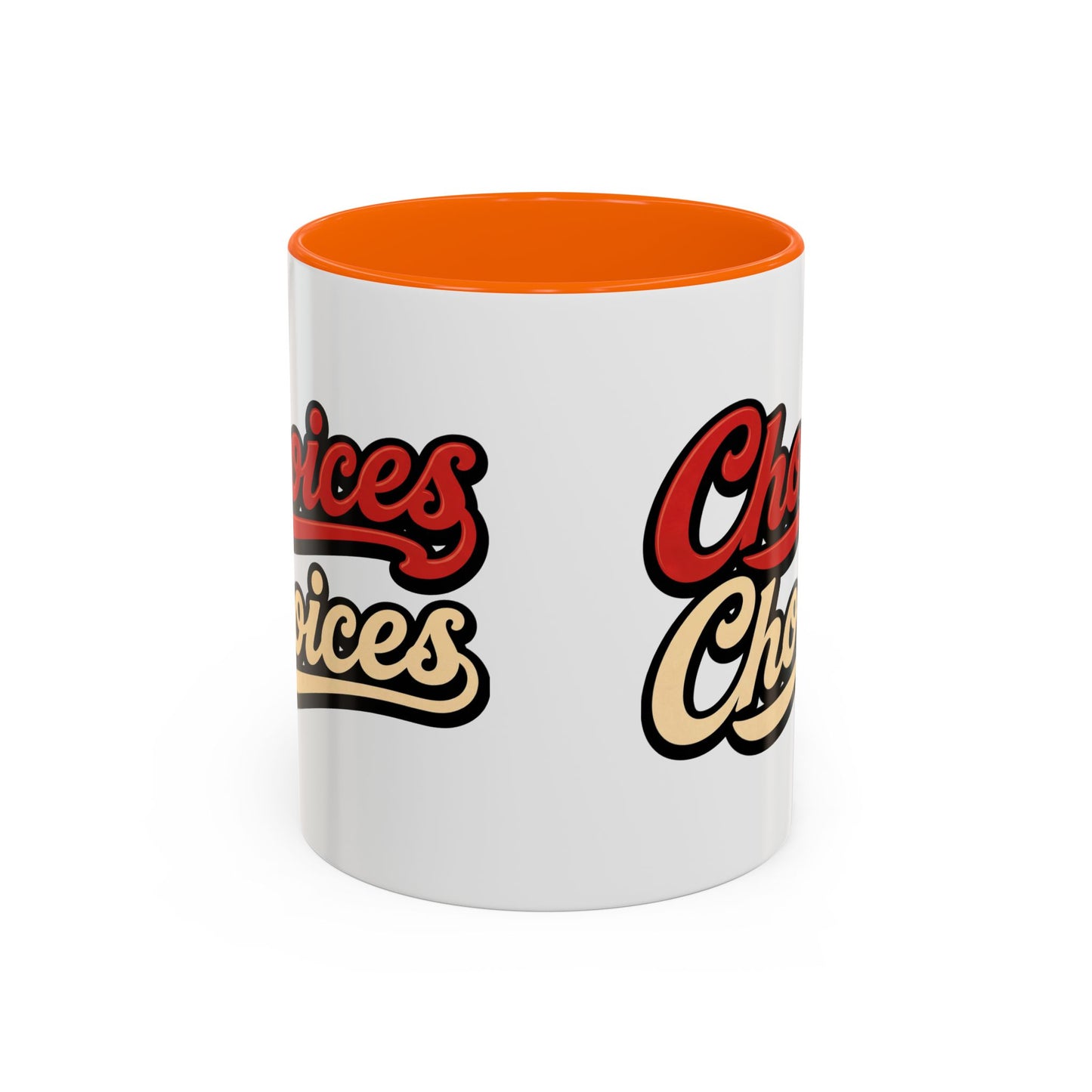 Choices Retro Accent Coffee Mug — Vintage Script 11/15oz