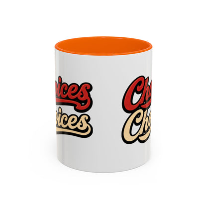 Choices Retro Accent Coffee Mug — Vintage Script 11/15oz