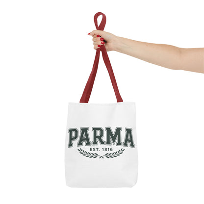 Parma Est. 1816 Tote Bag — Vintage Collegiate Canvas Tote