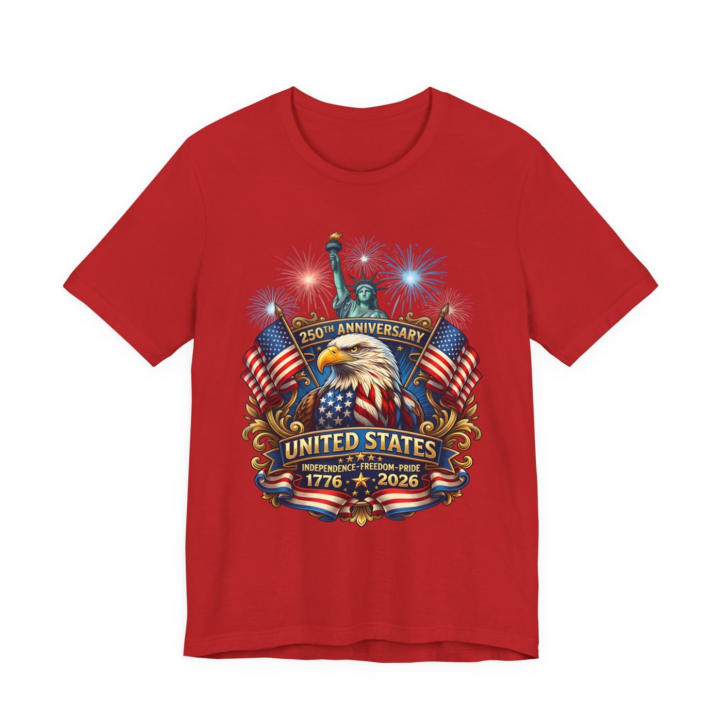 250th Anniversary United States Eagle T-Shirt – 1776–2026 Patriotic Tee