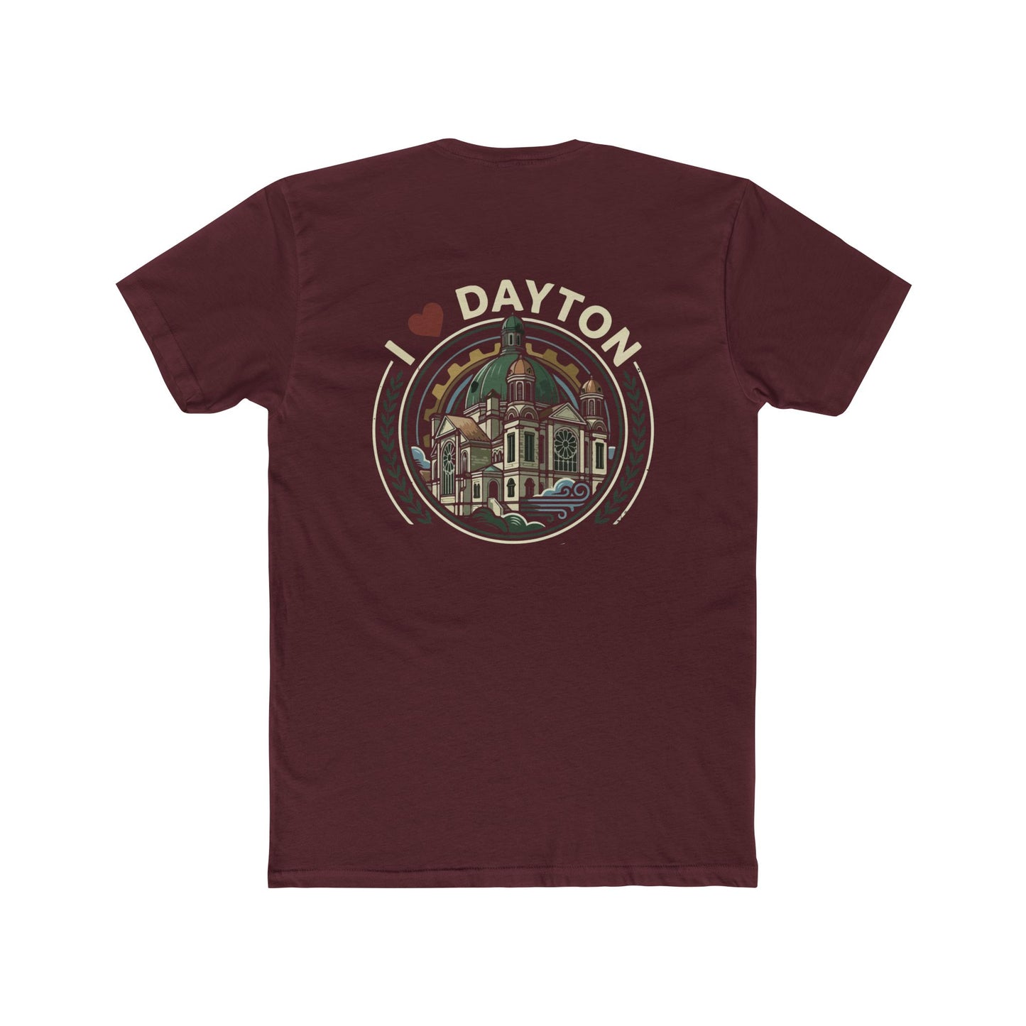 Dayton Vintage Landmark T‑Shirt — I  Dayton Cityscape Tee