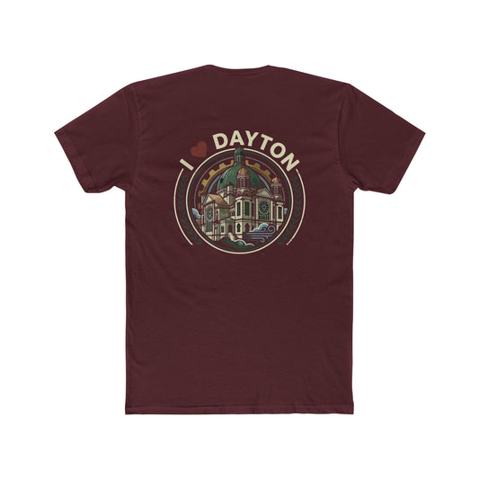 Dayton Vintage Landmark T‑Shirt — I  Dayton Cityscape Tee
