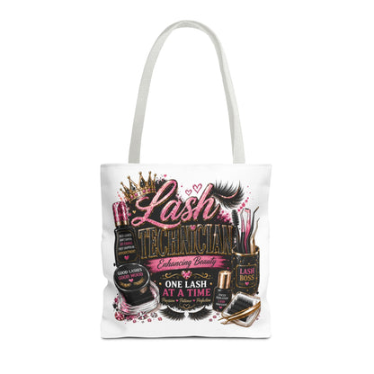 Lash Technician Tote Bag – 'One Lash at a Time' Beauty Cosmetics Canvas Tote