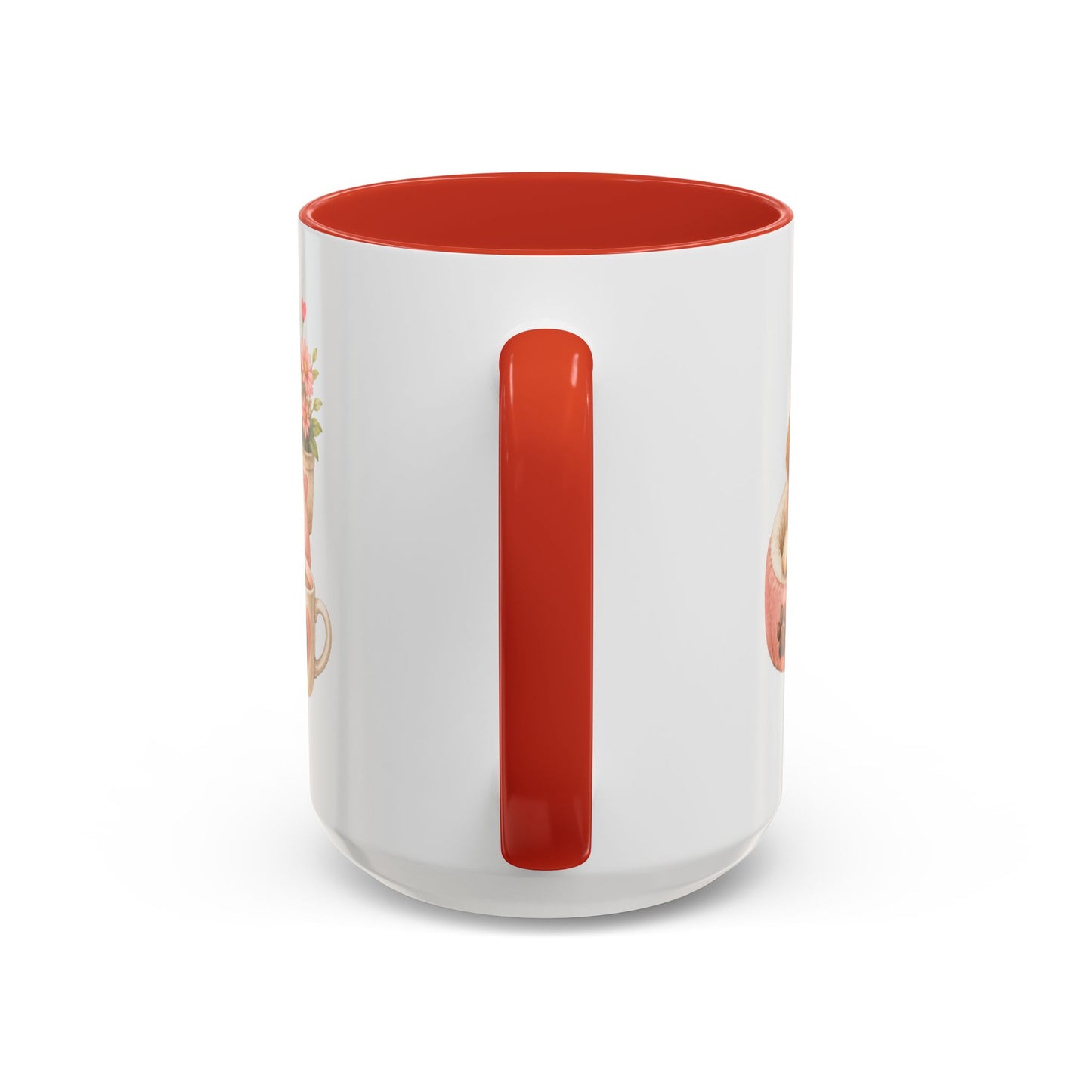 Puppy Love Coffee Mug — Cute Dog Heart Accent Mug (11/15oz)