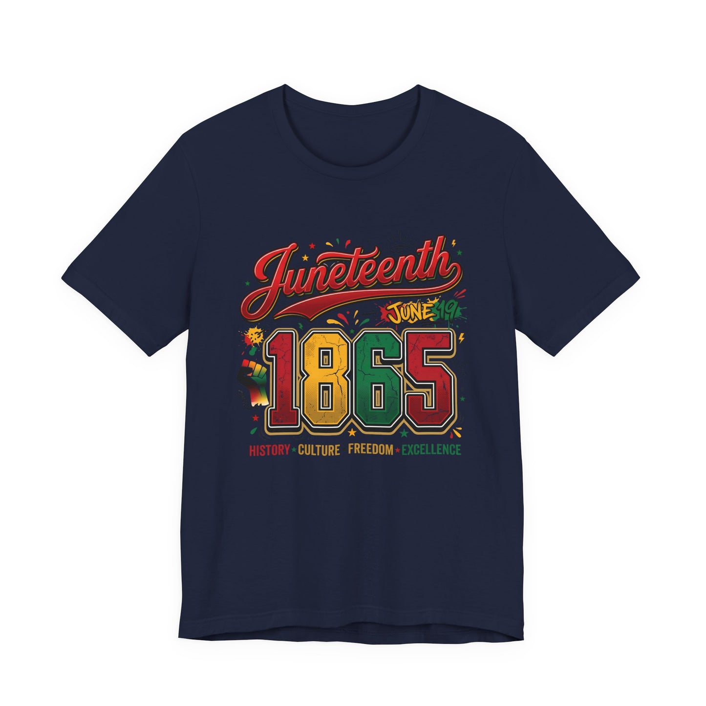 Juneteenth 1865 Celebration Tee — History • Culture • Freedom Graphic T-Shirt
