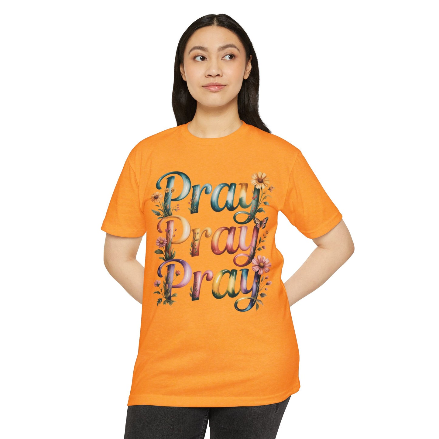 Pray Pray Pray Floral T-Shirt