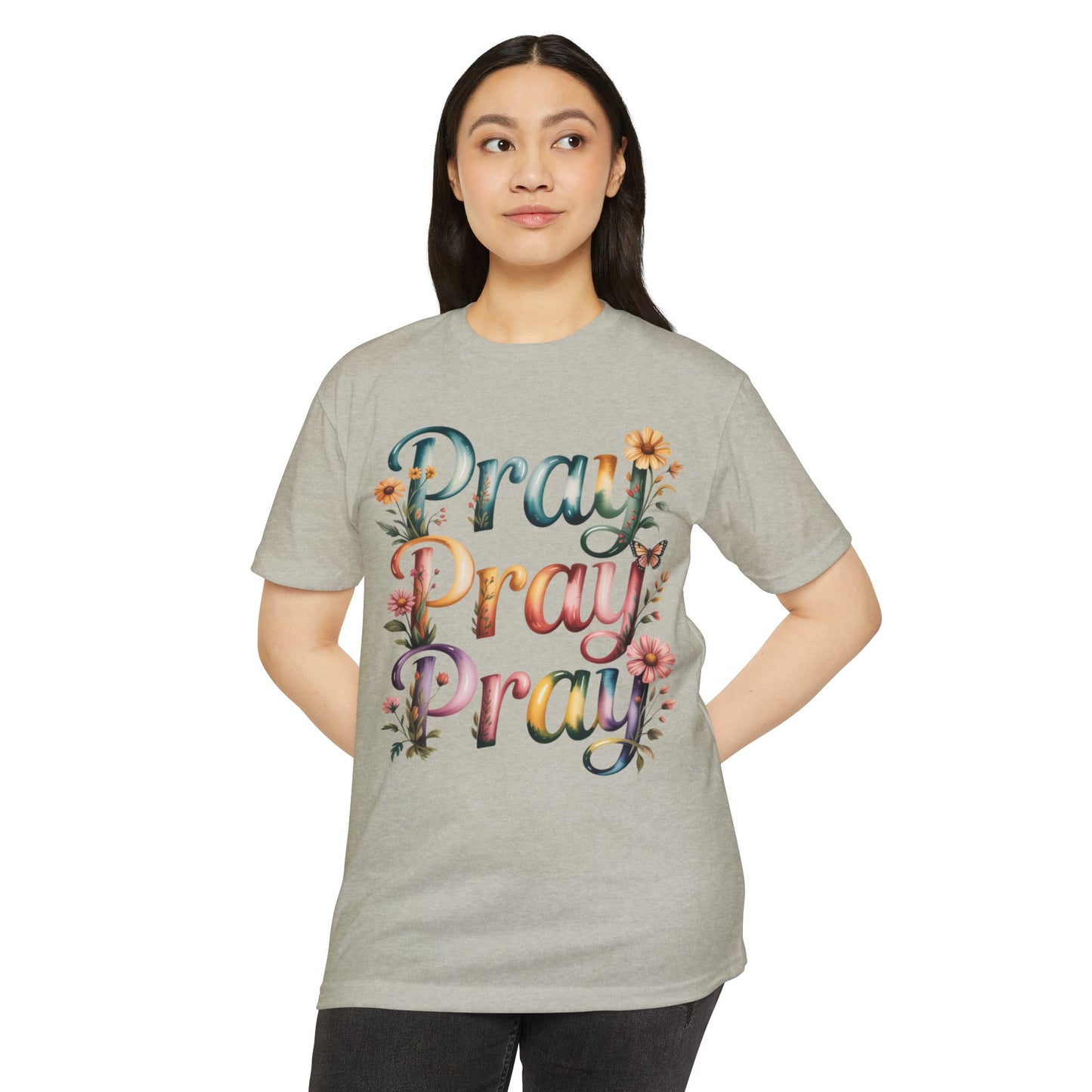 Pray Pray Pray Floral T-Shirt