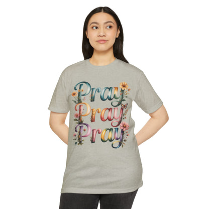 Pray Pray Pray Floral T-Shirt