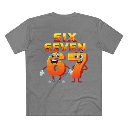 Six Seven 67 Cartoon Tee – Funny Number Graphic T-Shirt