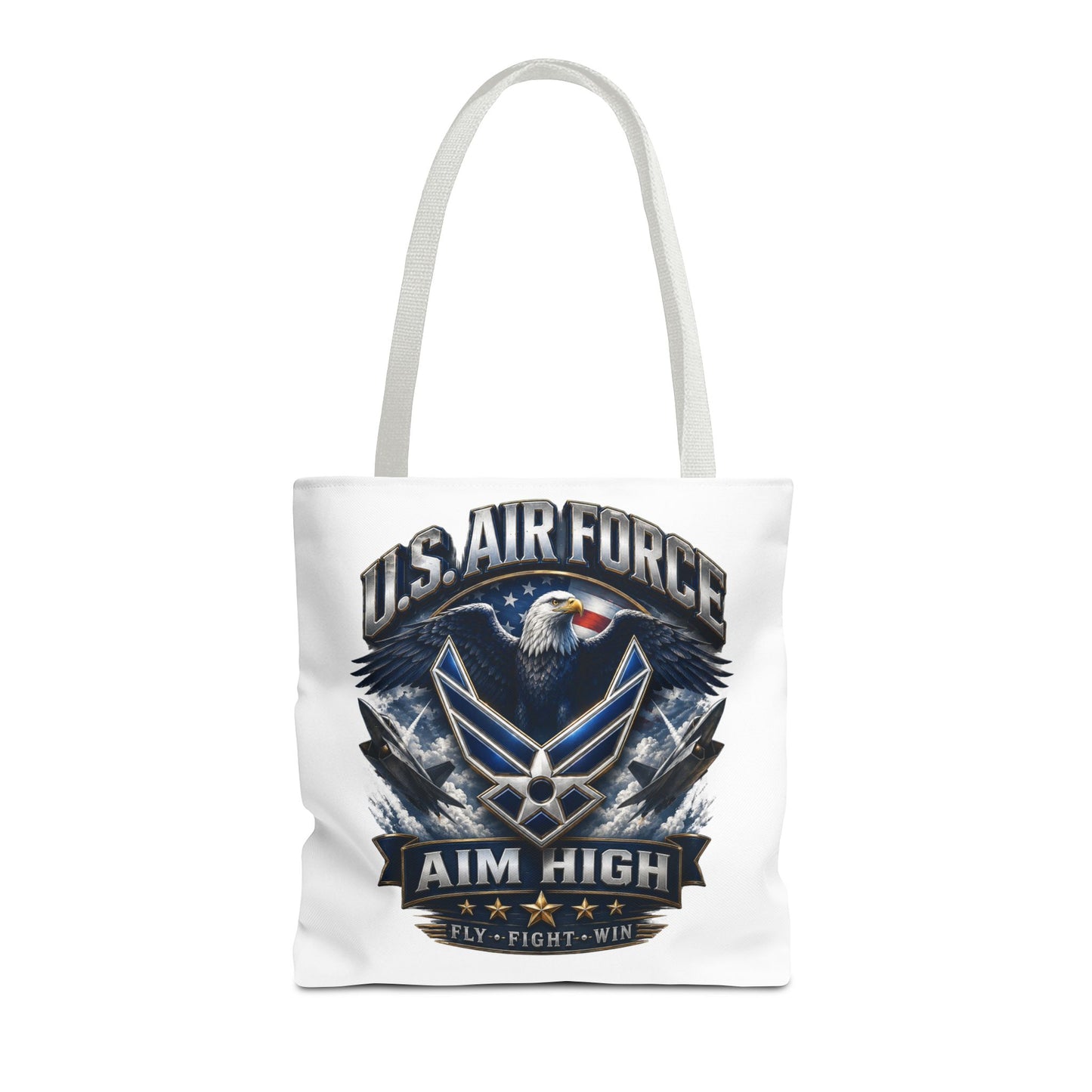 U.S. Air Force Aim High Tote Bag — Patriotic Eagle Military Tote