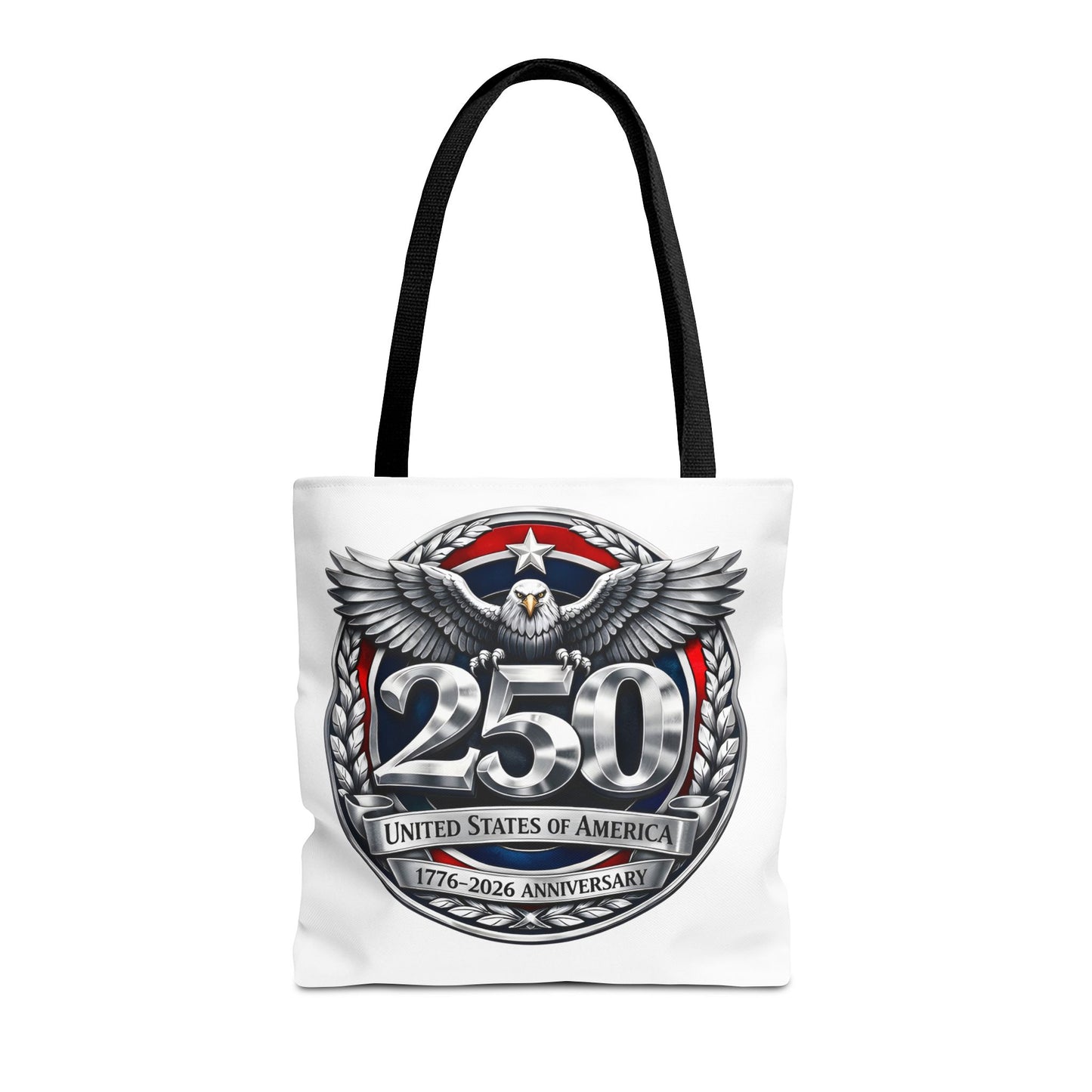 250th USA Anniversary Tote Bag — Patriotic Eagle 1776–2026 Commemorative Tote