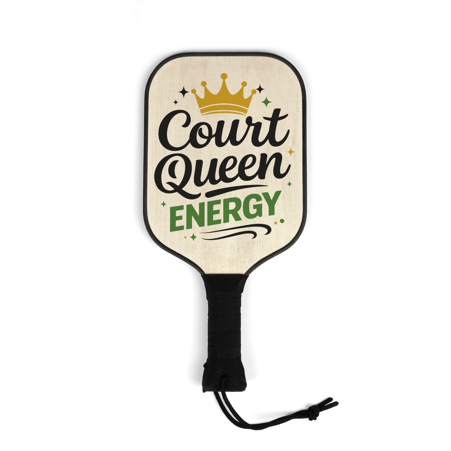 Court Queen Energy Pickleball Paddle Set – Women’s Pickleball Kit with Crown Graphic