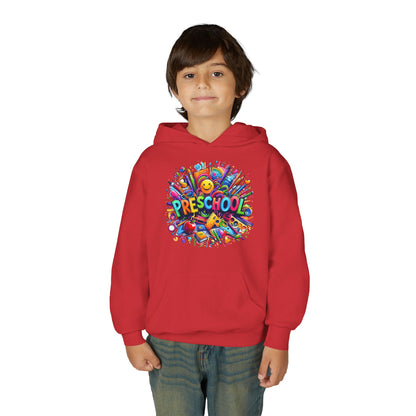 Preschool Kids Hoodie — Colorful Back-to-School Preschool Design