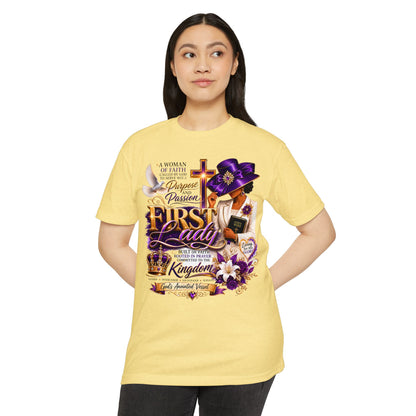 First Lady Christian T-Shirt – Faith, Prayer & Kingdom Woman Tee