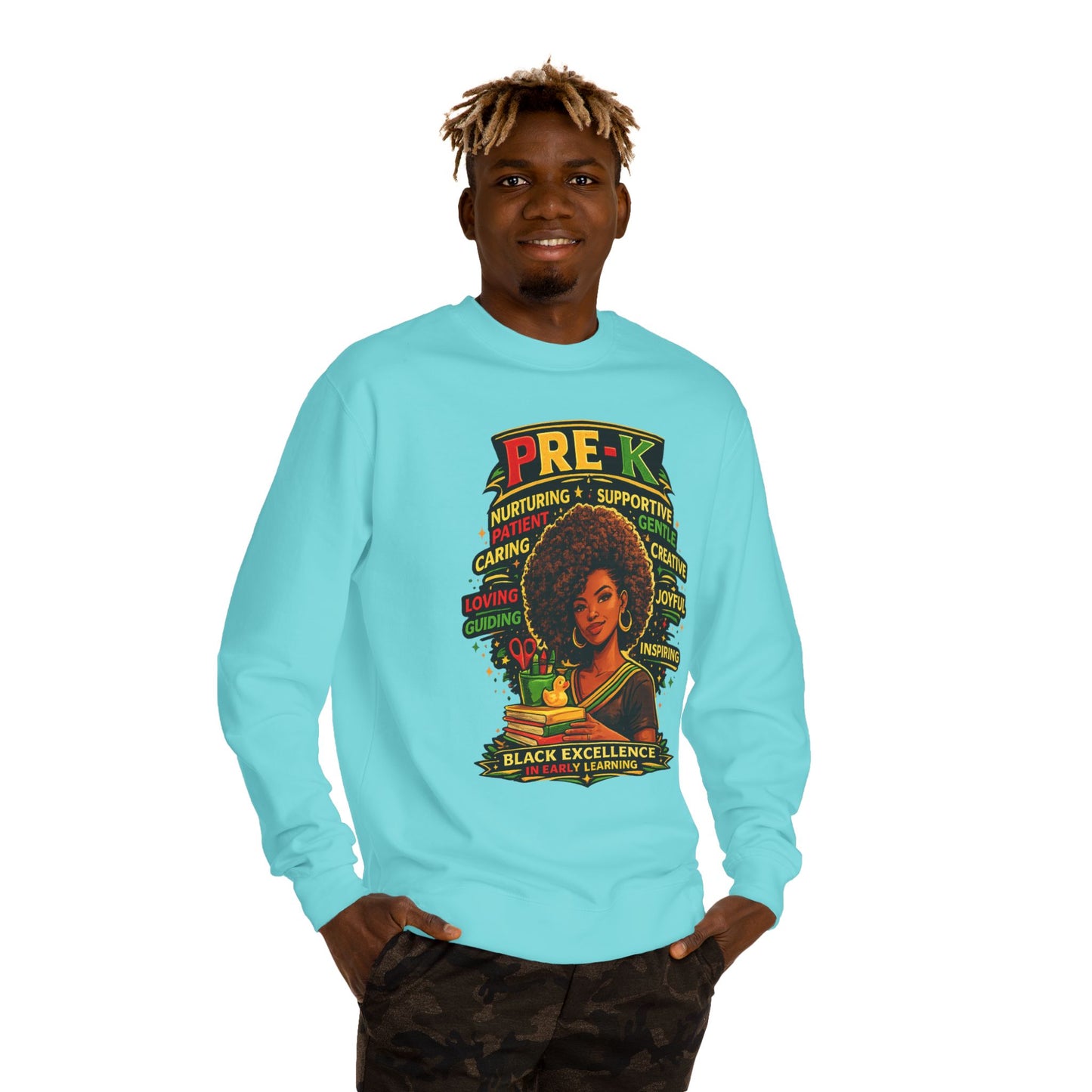 PRE-K Black Excellence Sweatshirt — Nurturing Early Learning Crewneck