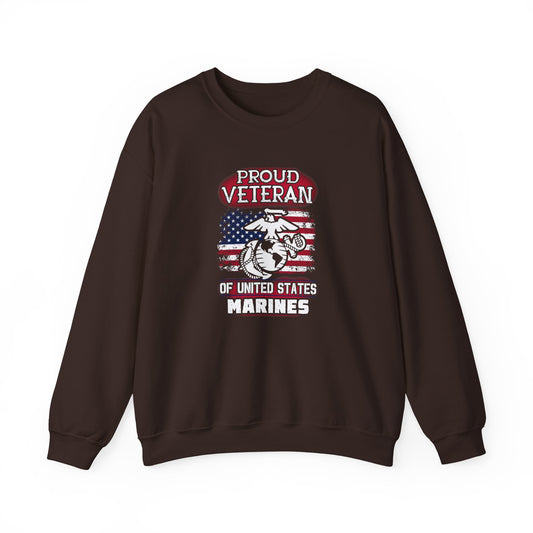 Proud Veteran of United States Marines Sweatshirt