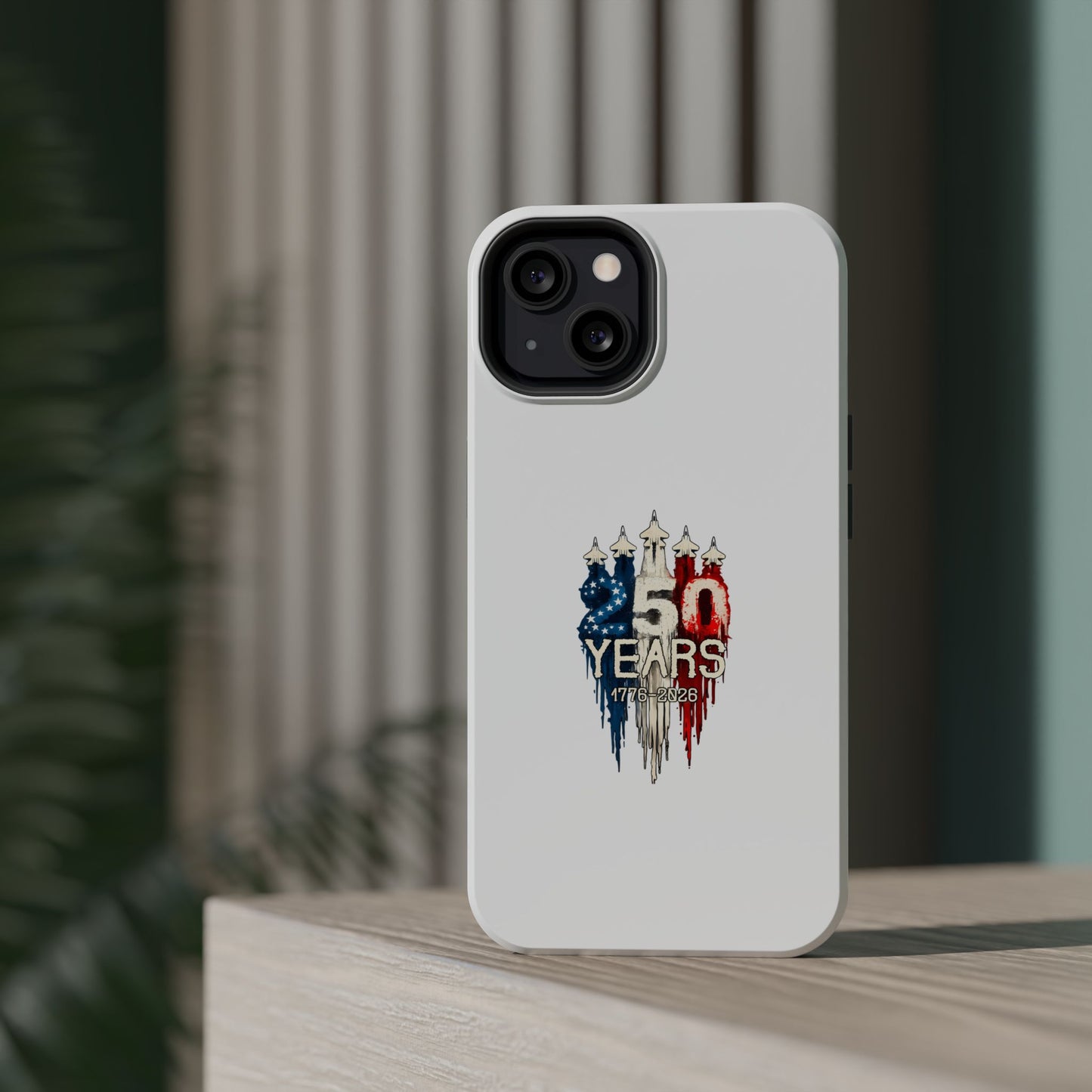 50 Years Patriotic iPhone Case — American Flag Anniversary Magnetic Impact-Resistant Case