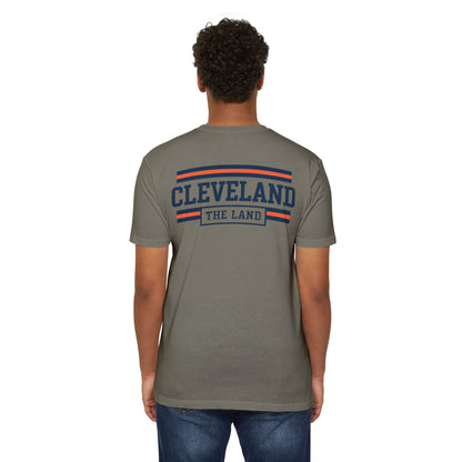Cleveland "The Land" Retro Striped Tee