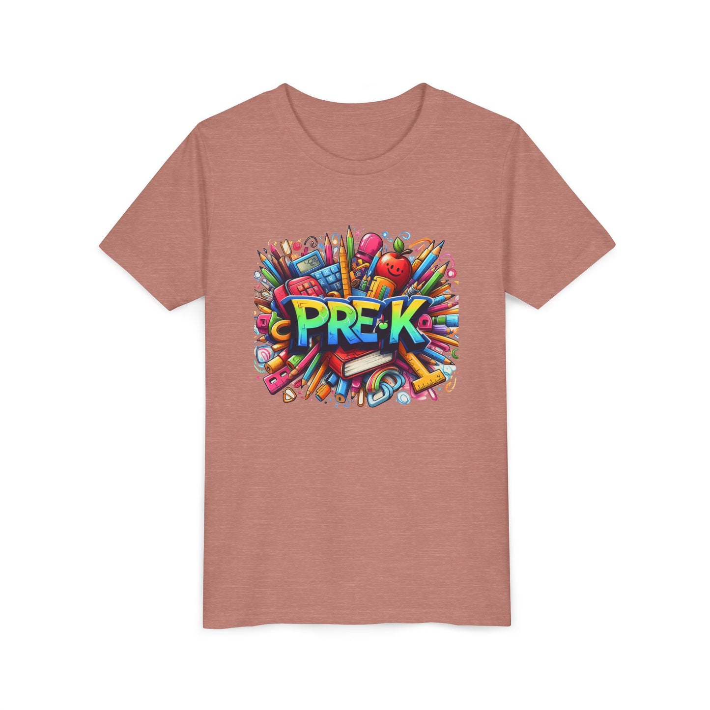 PRE-K Kids Tee — Colorful Back-to-School Pre-K Shirt for Preschoolers