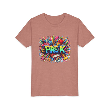 PRE-K Kids Tee — Colorful Back-to-School Pre-K Shirt for Preschoolers