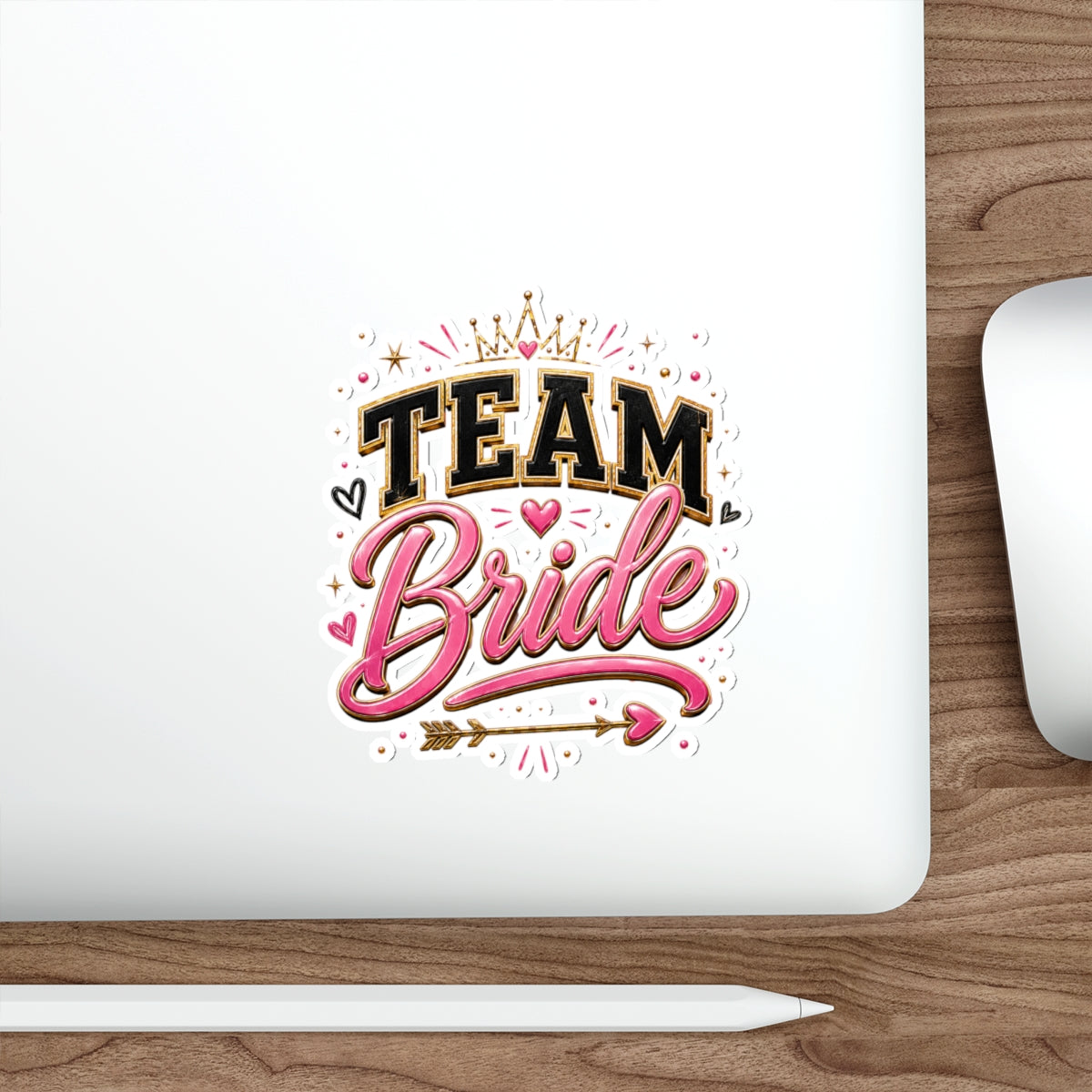 Team Bride Die-Cut Sticker — Bachelorette Party Bridal Shower Favor