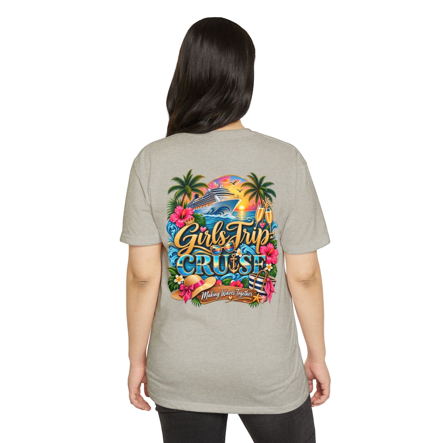 Girls Trip Cruise T-Shirt — Tropical Vacation Graphic Tee