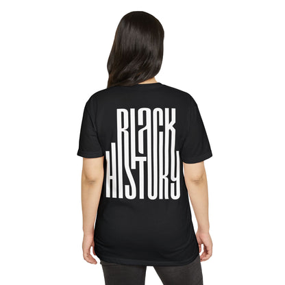 Black History T-Shirt — Bold Vertical Typography