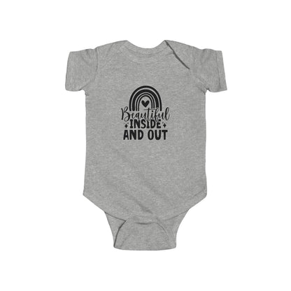 Infant Bodysuit — "Beautiful Inside and Out" Rainbow Baby Onesie