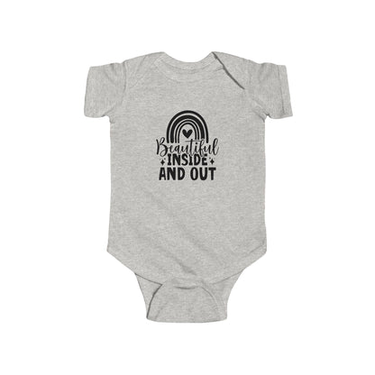 Infant Bodysuit — "Beautiful Inside and Out" Rainbow Baby Onesie