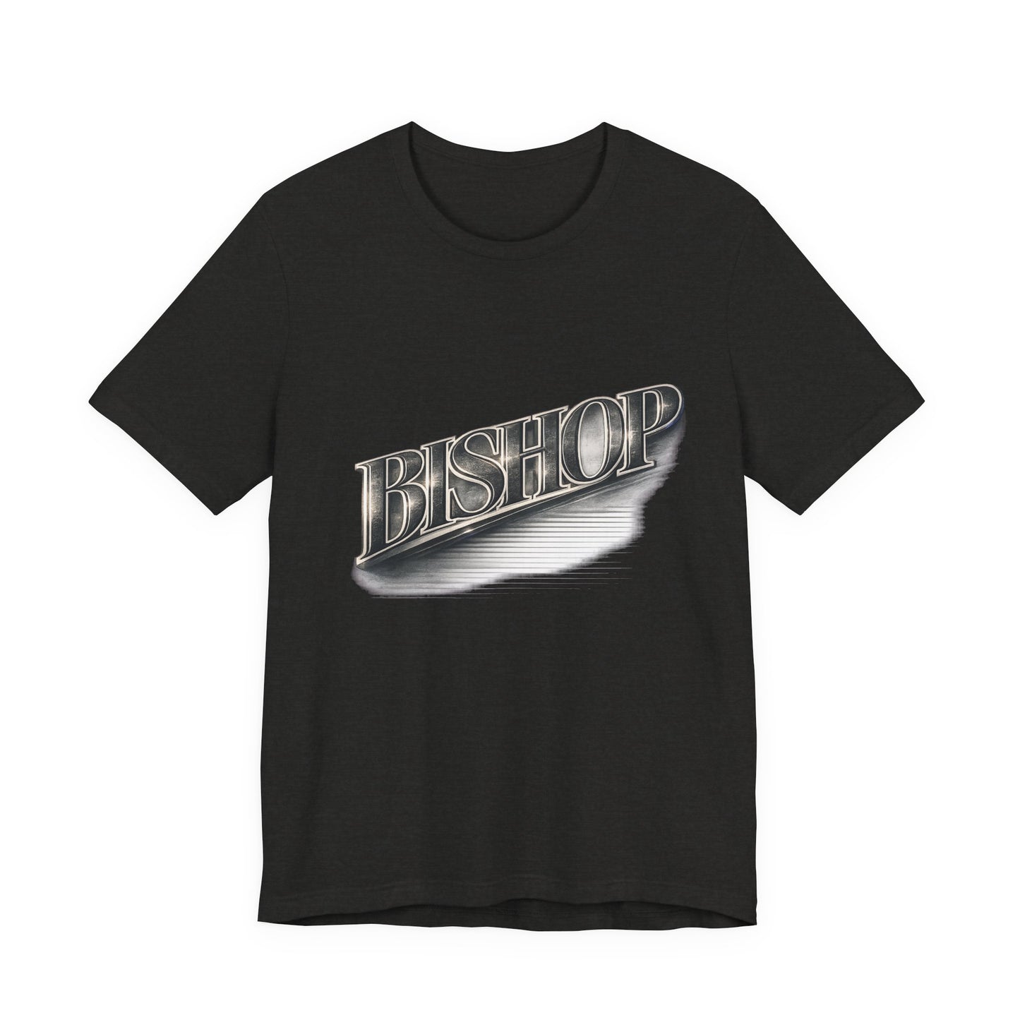 Bishop Retro Chrome Logo T‑Shirt