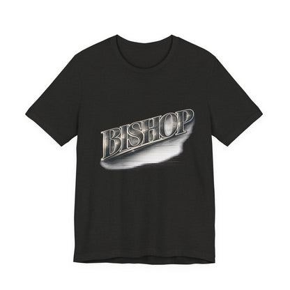 Bishop Retro Chrome Logo T‑Shirt