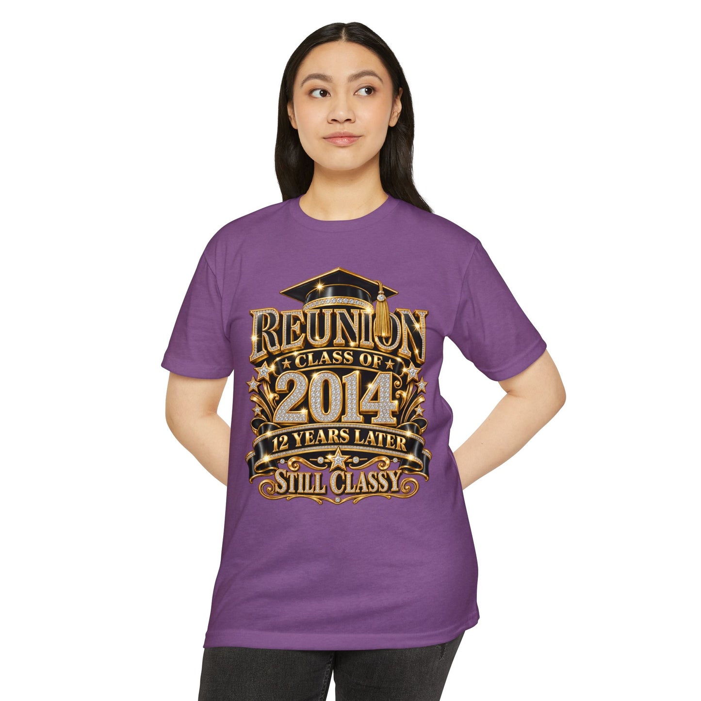 Class of 2014 Reunion T-Shirt — "12 Years Later Still Classy" Graduation Reunion Tee