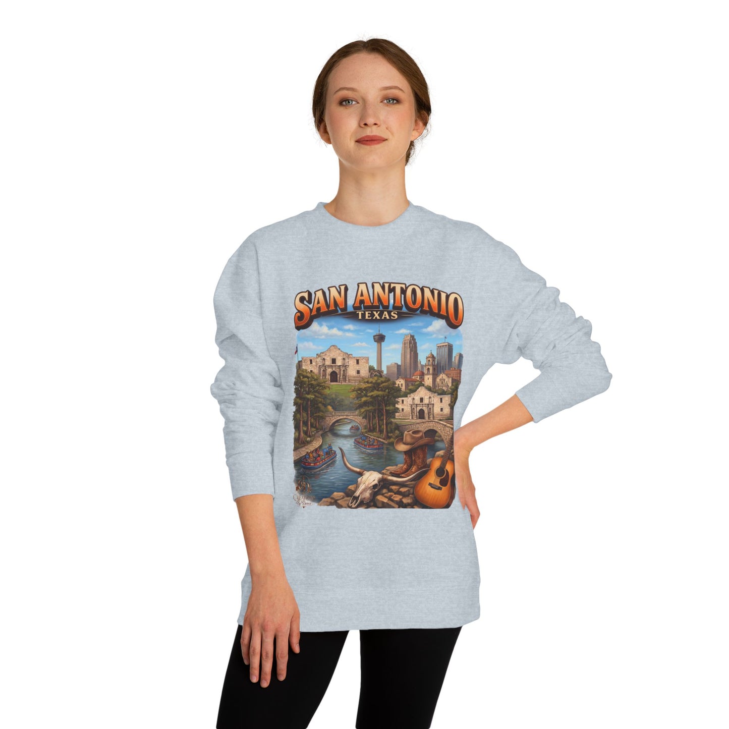 San Antonio Riverwalk Sweatshirt — Texas Travel Scenic Crewneck