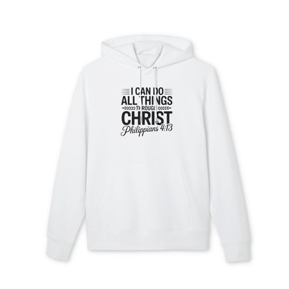 Philippians 4:13 Hoodie – "I Can Do All Things Through Christ" Christian Pullover