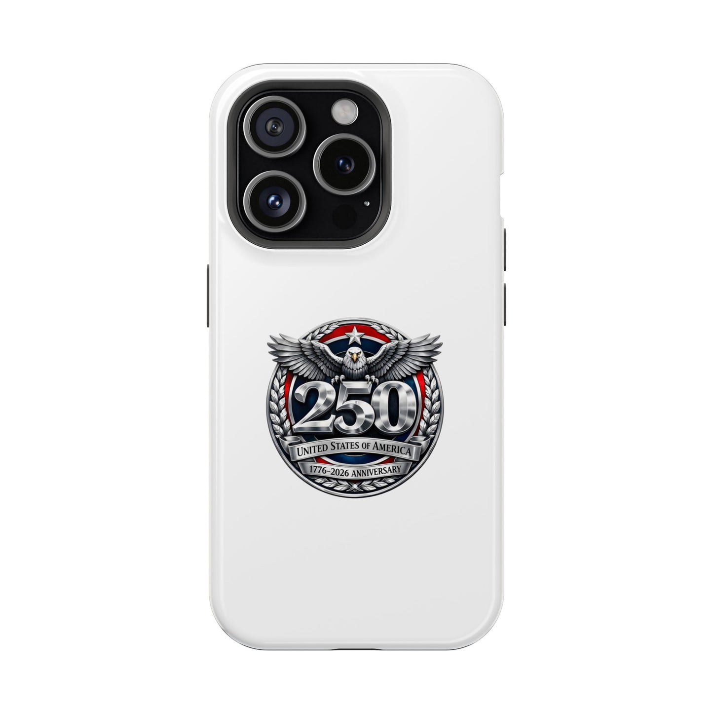 iPhone Magnetic Impact Case — 250th Anniversary Eagle Badge Design
