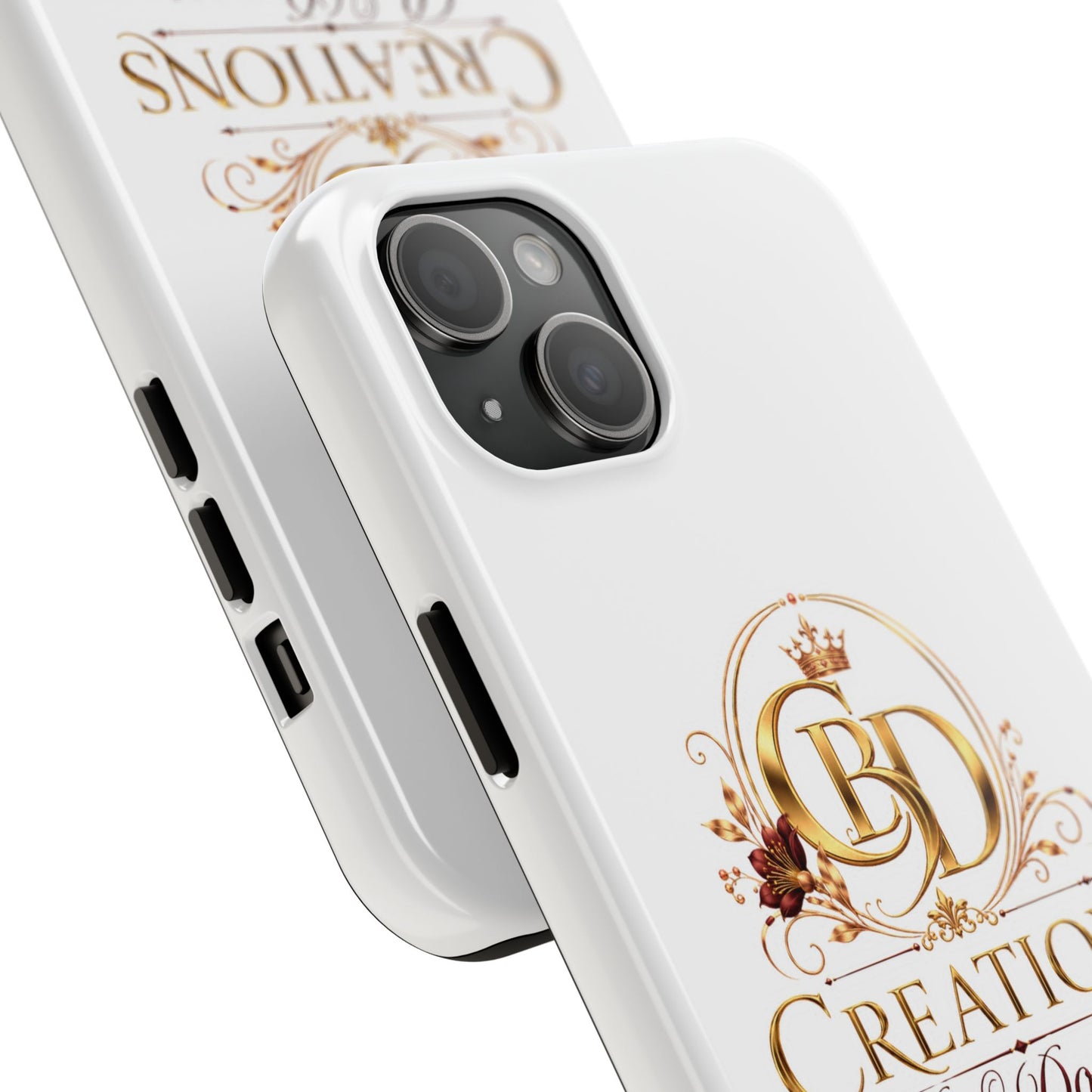 BD Creations By Donece Elegant Logo Tough Phone Case — Protective iPhone Cover